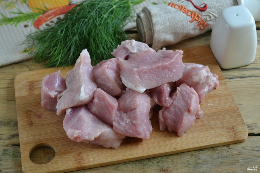 Мясо в духовке со сметаной