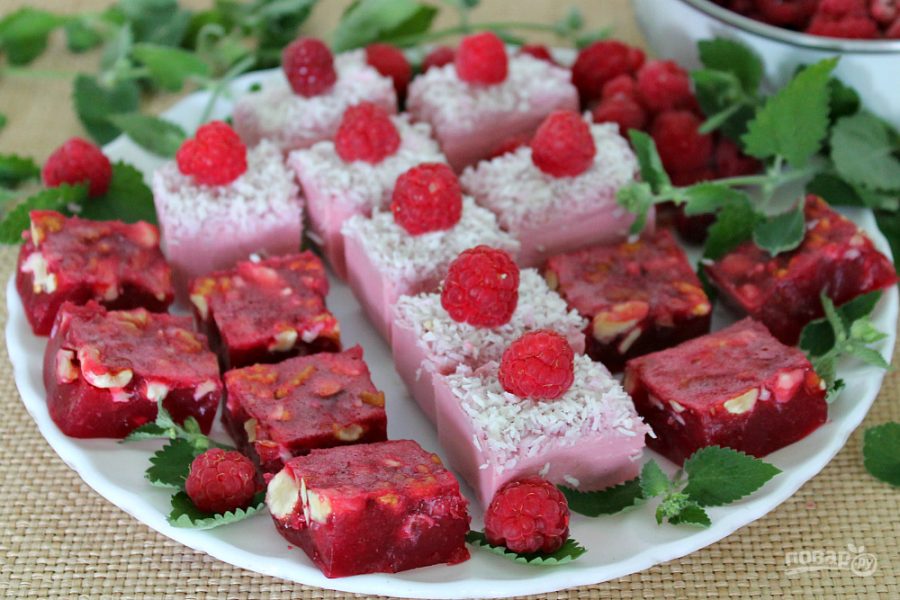 Малиновые конфеты