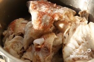 Уха из морского окуня