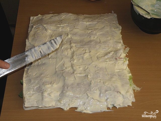 Лаваш с семгой