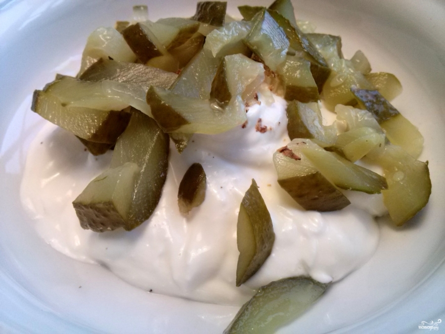 Салат в лаваше с курицей