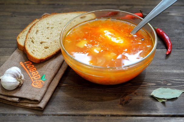 Щи с килькой