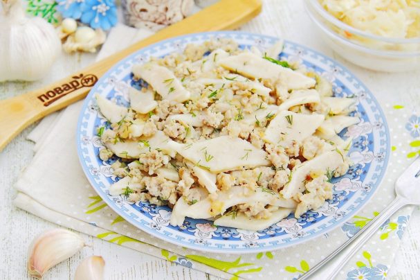 Ленивые пельмени с мясом