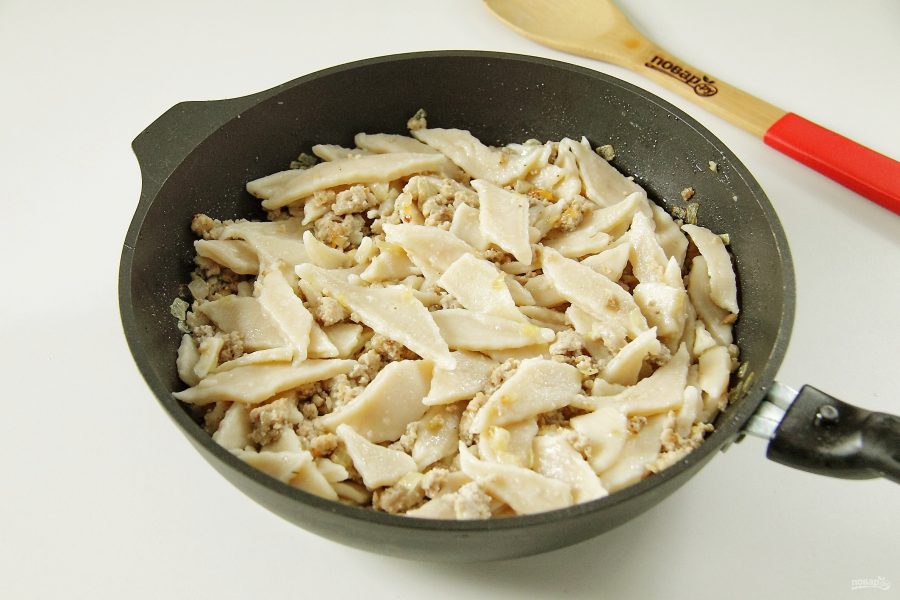 Ленивые пельмени с мясом