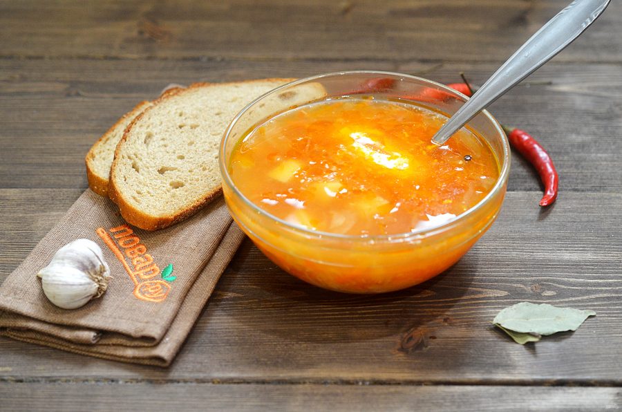 Щи с килькой