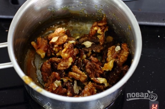 Салат с ветчиной и камамбером