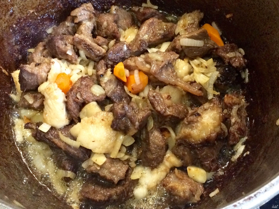 Казан кебаб с картошкой