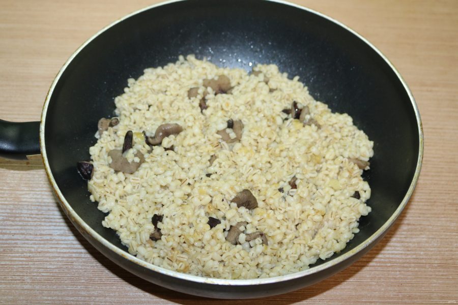 Перлотто с лесными грибами